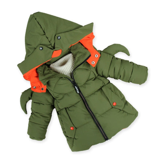 Army Green Children Boys Hooded Coat Parka Big Kids  Winter Overcoat Fashion Boys Jacket Overcoat The Clothing Company Sydney