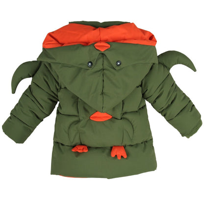 Army Green Children Boys Hooded Coat Parka Big Kids  Winter Overcoat Fashion Boys Jacket Overcoat The Clothing Company Sydney