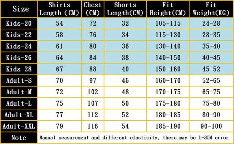 Adults Kids Customized Soccer Football Jersey Shorts Uniform Set The Clothing Company Sydney