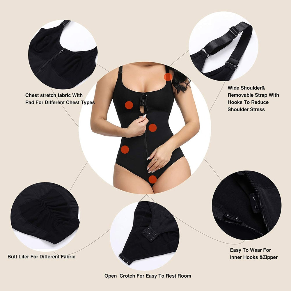 Women's full Body Shapers Corset Waist Trainer Binders Shapewear Push Up Butt Lifter Slimming Sheath Underwear The Clothing Company Sydney