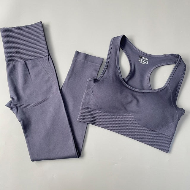 3 Piece Fitness Women Yoga Set Seamless Sportswear workout sport leggings+top+Bra Gym Set Woman Gym Clothing shorts sets 2021 HOT The Clothing Company Sydney