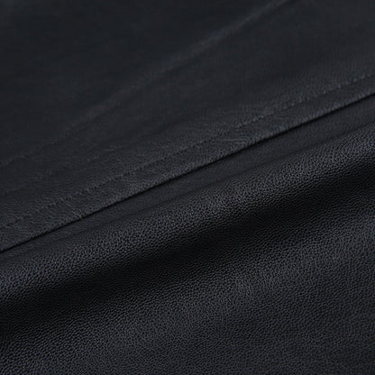 Street Motorcycle Faux Leather Womens Zipper Cropped Coat Outerwear Autumn Basic Jackets The Clothing Company Sydney