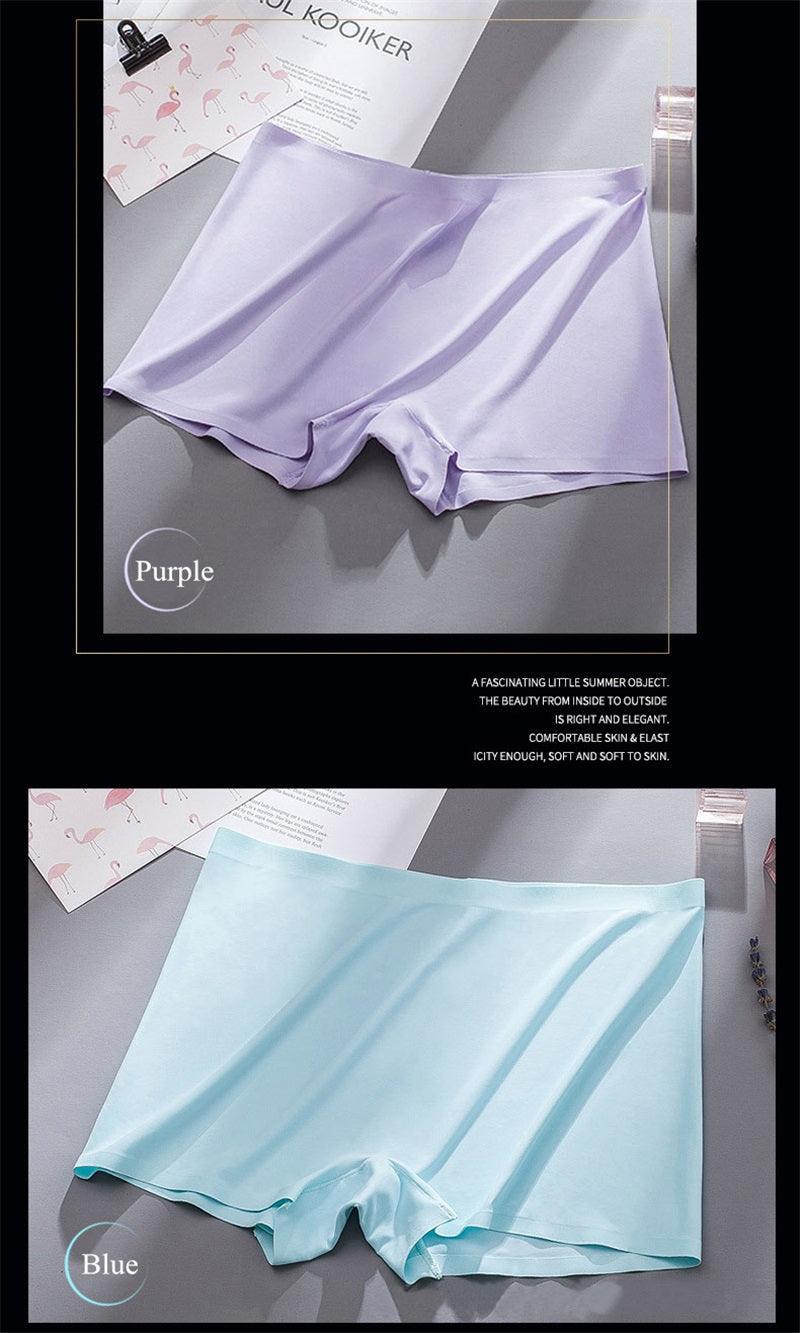 2 Pack Set Women's Boxer Seamless Boyshorts Ice Silk Ladies Safety Short Pants Mid Waist Summer Breathable Boyshorts The Clothing Company Sydney