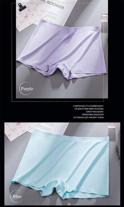 2 Pack Set Women's Boxer Seamless Boyshorts Ice Silk Ladies Safety Short Pants Mid Waist Summer Breathable Boyshorts The Clothing Company Sydney