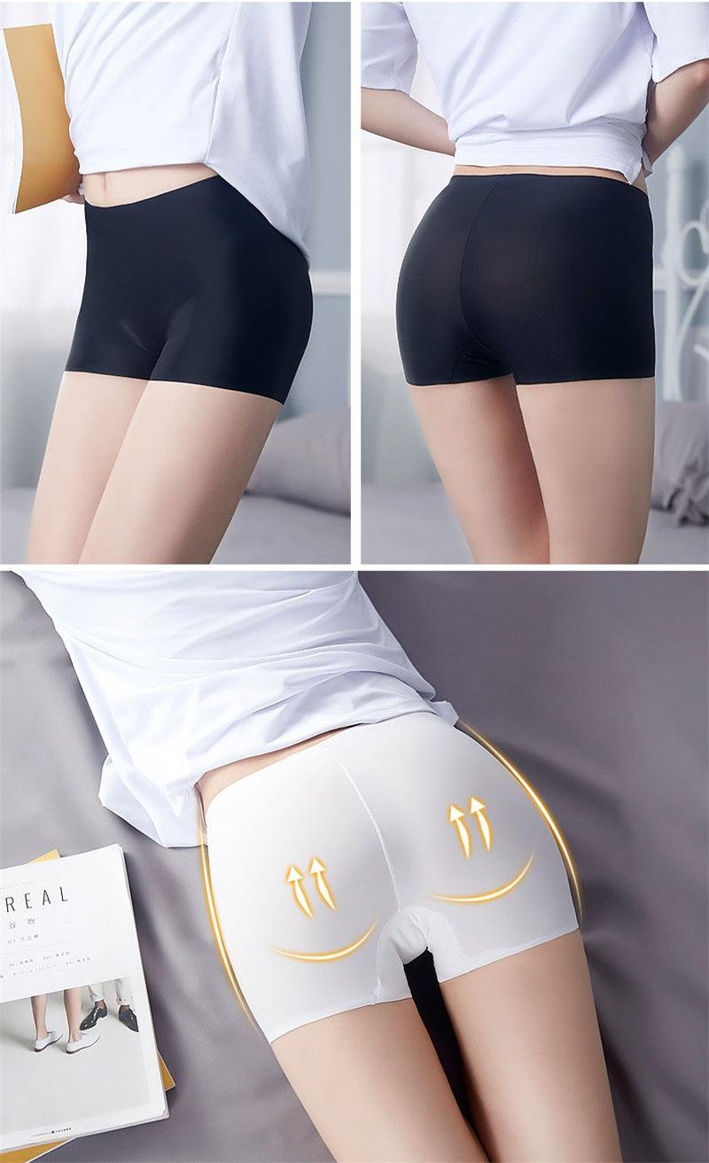 2 Pack Set Women's Boxer Seamless Boyshorts Ice Silk Ladies Safety Short Pants Mid Waist Summer Breathable Boyshorts The Clothing Company Sydney