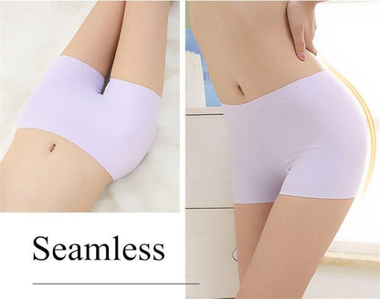 2 Pack Set Women's Boxer Seamless Boyshorts Ice Silk Ladies Safety Short Pants Mid Waist Summer Breathable Boyshorts The Clothing Company Sydney