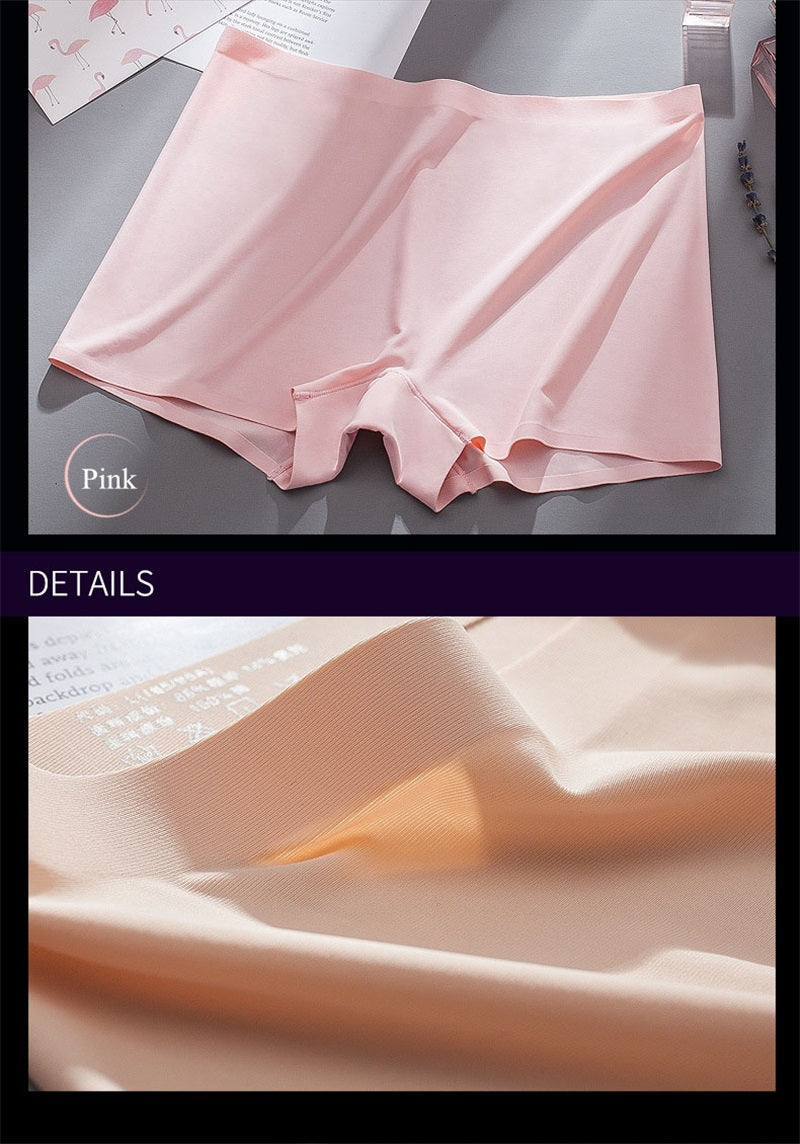 3 Pack Ladies Boyshorts Seamless Ice Silk Ladies Safety Short Pants Mid Waist Summer Breathable Boxer Undies Underwear The Clothing Company Sydney
