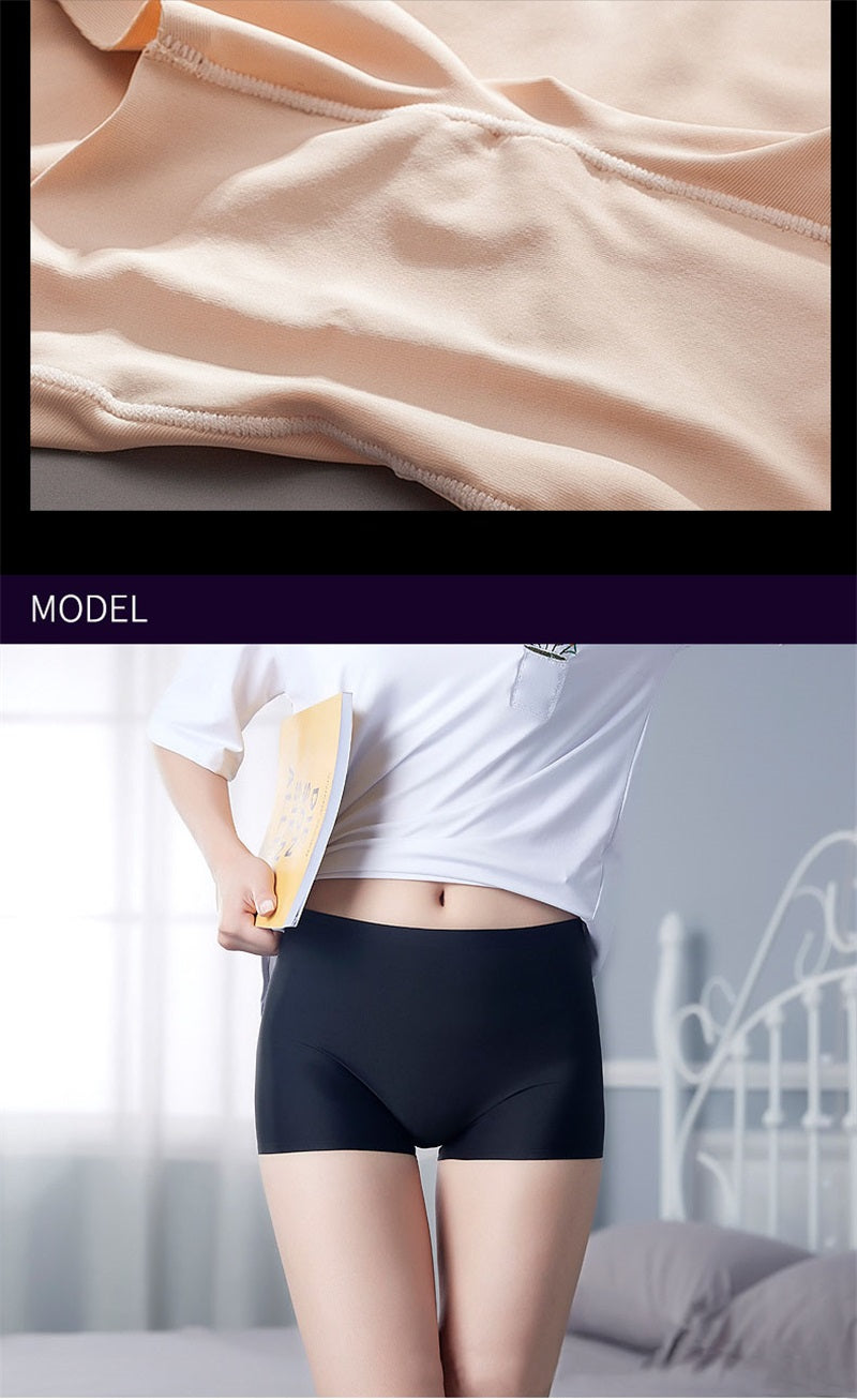 3 Pack Ladies Boyshorts Seamless Ice Silk Ladies Safety Short Pants Mid Waist Summer Breathable Boxer Undies Underwear The Clothing Company Sydney