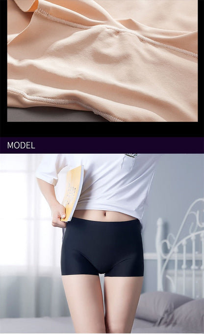 3 Pack Ladies Boyshorts Seamless Ice Silk Ladies Safety Short Pants Mid Waist Summer Breathable Boxer Undies Underwear The Clothing Company Sydney