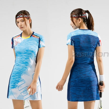 2 Piece Tennis badminton Table Tennis Squash Netball Women Girls Sports Dress + Inner shorts Ladies Dresses With Shorts Gym workout Sportswear The Clothing Company Sydney