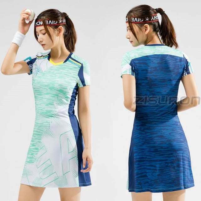 2 Piece Tennis badminton Table Tennis Squash Netball Women Girls Sports Dress + Inner shorts Ladies Dresses With Shorts Gym workout Sportswear The Clothing Company Sydney
