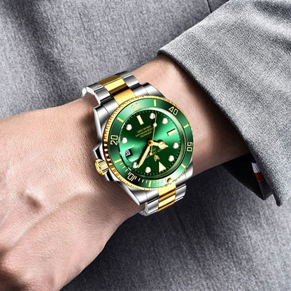 Mens Automatic Mechanical Tourbillon Clock Fashion Sport Diving Watch 100ATM Waterproof Luminous Watches The Clothing Company Sydney