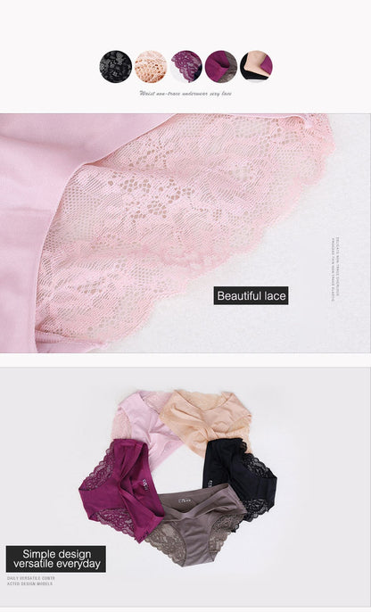 3 pack Women's lingerie Lace Underwear Seamless Panties Brief Ice Silk intimates Underpants Cotton briefs The Clothing Company Sydney