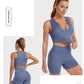 2 Piece Yoga Set Gym Set Workout Seamless Leggings Sports Bra Suit Female Clothing High Waist Shorts Set The Clothing Company Sydney