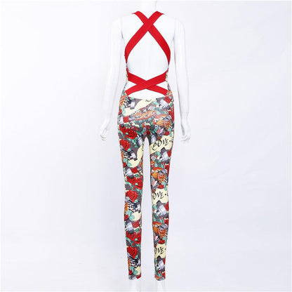1 Piece Yoga Gym Sportswear Quick Dry Fitness Workout Tracksuit Jogging Jumpsuit The Clothing Company Sydney