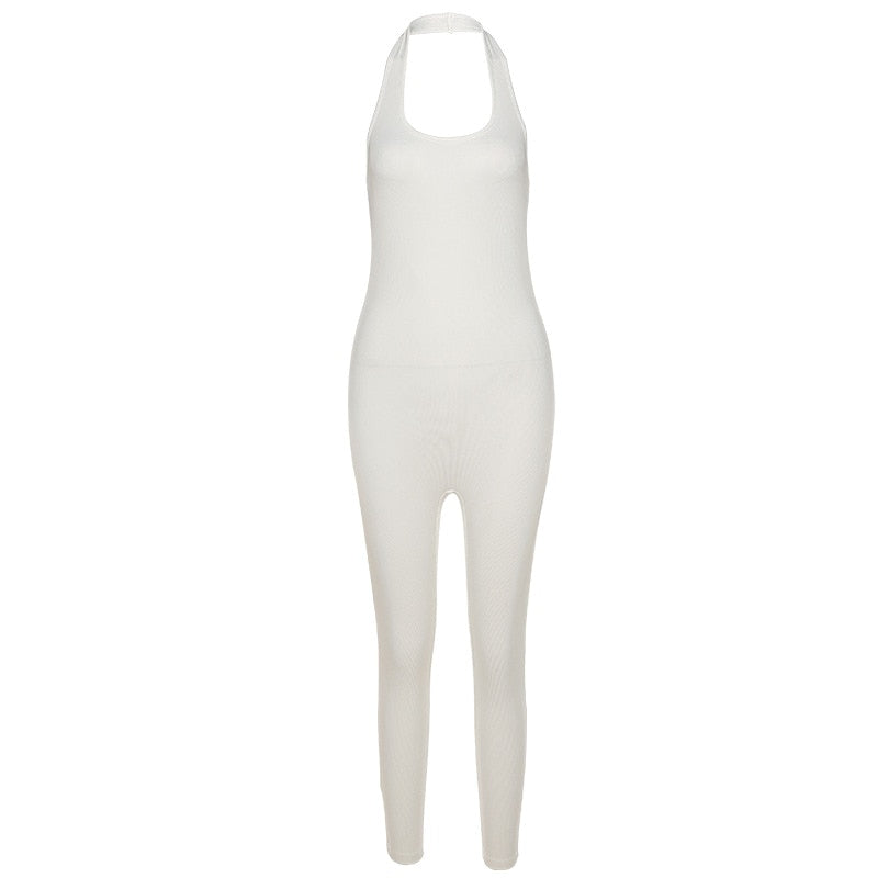 Summer Jumpsuit Streetwear Bodycon Solid Knitted Fitness Jumpsuits Romper Playsuits Overalls For Women The Clothing Company Sydney