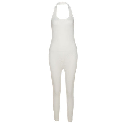 Summer Jumpsuit Streetwear Bodycon Solid Knitted Fitness Jumpsuits Romper Playsuits Overalls For Women The Clothing Company Sydney