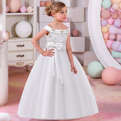 Summer Girls Long Bridesmaid Kids Dresses For Girls Children Princess Flower Girl Party Wedding Dress The Clothing Company Sydney