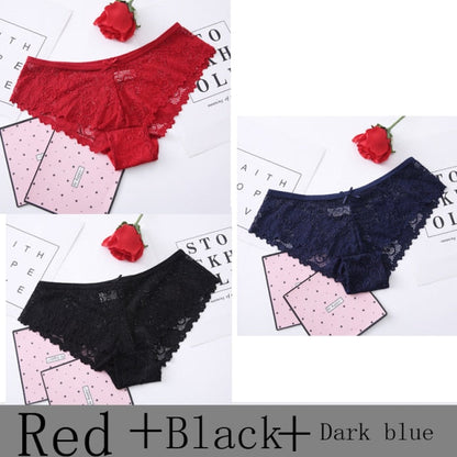 3 pack Thong Panties Underwear Lingerie Seamless Lace Pantie Briefs The Clothing Company Sydney