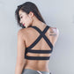 Criss Cross Back Sports Workout Jogging Push up Shockproof Running Fitness Gym Yoga Bras The Clothing Company Sydney