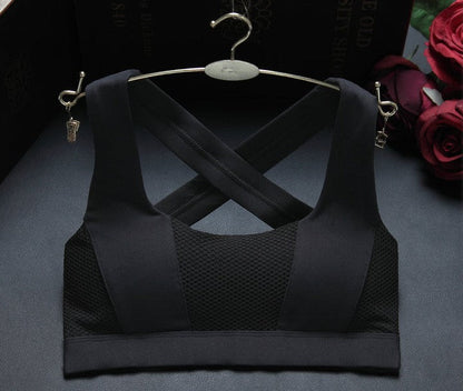 Criss Cross Back Sports Workout Jogging Push up Shockproof Running Fitness Gym Yoga Bras The Clothing Company Sydney