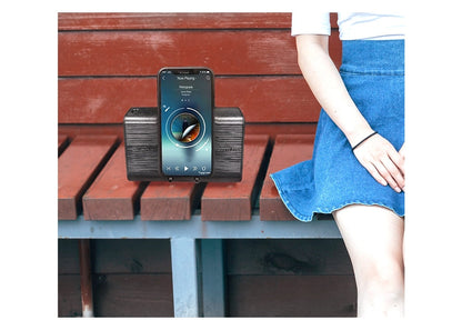 Bluedio MS mobile soundbar portable with sensor phone stand holder Bluetooth Speaker The Clothing Company Sydney