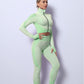 2/3 Piece Seamless Women Yoga Set Workout Sportswear Gym Clothing Fitness Long Sleeve Crop Top High Waist Leggings Sports Suits The Clothing Company Sydney