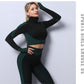 2/3 Piece Seamless Women Yoga Set Workout Sportswear Gym Clothing Fitness Long Sleeve Crop Top High Waist Leggings Sports Suits The Clothing Company Sydney