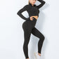 2/3 Piece Seamless Women Yoga Set Workout Sportswear Gym Clothing Fitness Long Sleeve Crop Top High Waist Leggings Sports Suits The Clothing Company Sydney