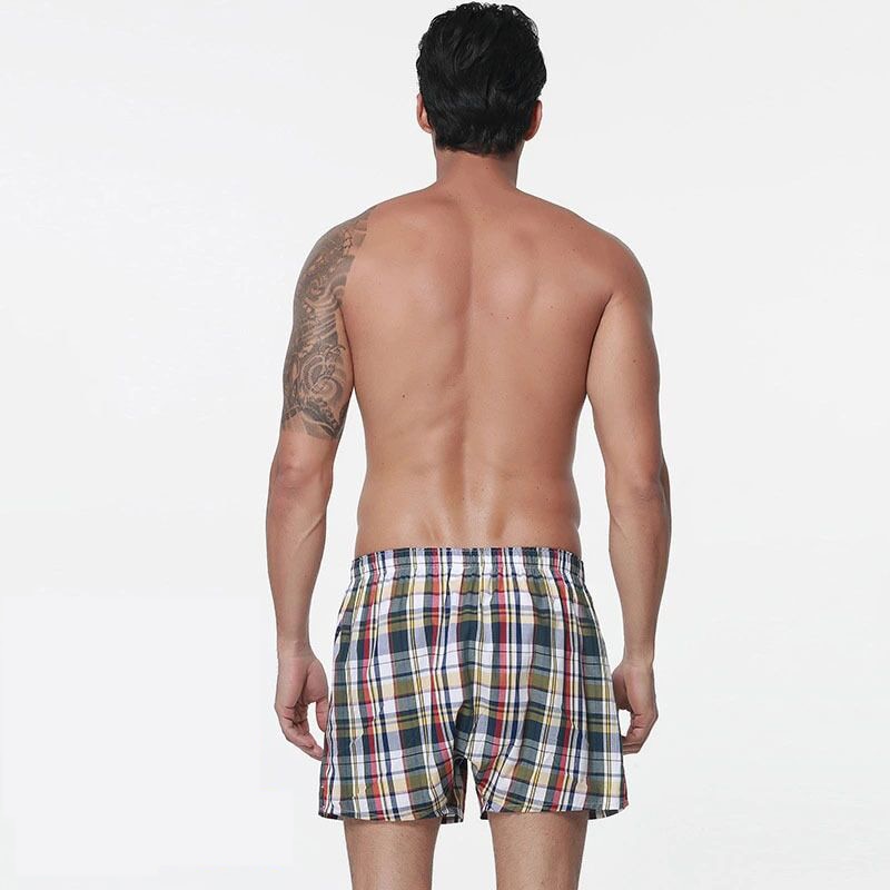 4 pack Underwear Men Boxers Loose Shorts Men's Big  Shorts Boxer Cotton Home Underpants Underwear The Clothing Company Sydney