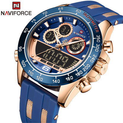 Men's Luxury Brand Digital Military Quartz Wrist Watch Sport Chronograph Silicone Strap Watches The Clothing Company Sydney