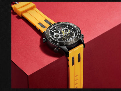 Men's Luxury Brand Digital Military Quartz Wrist Watch Sport Chronograph Silicone Strap Watches The Clothing Company Sydney