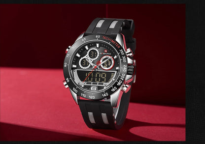 Men's Luxury Brand Digital Military Quartz Wrist Watch Sport Chronograph Silicone Strap Watches The Clothing Company Sydney