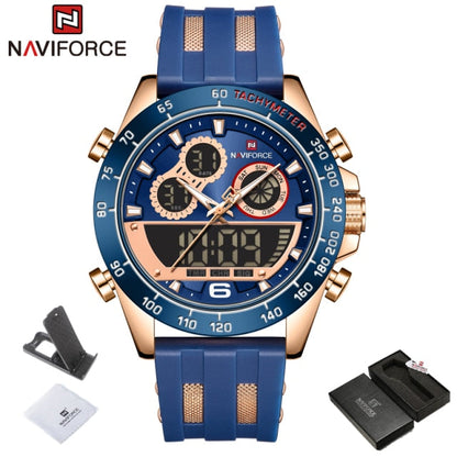 Men's Luxury Brand Digital Military Quartz Wrist Watch Sport Chronograph Silicone Strap Watches The Clothing Company Sydney