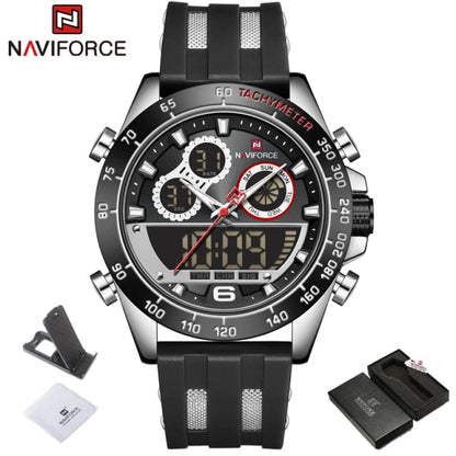 Men's Luxury Brand Digital Military Quartz Wrist Watch Sport Chronograph Silicone Strap Watches The Clothing Company Sydney