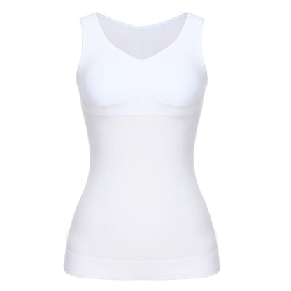 Tank Tops with Built in Bra Shelf Bra Casual Wide Strap Basic Camisole Sleeveless Top Body Shaper with Removable Bra Shapewear The Clothing Company Sydney