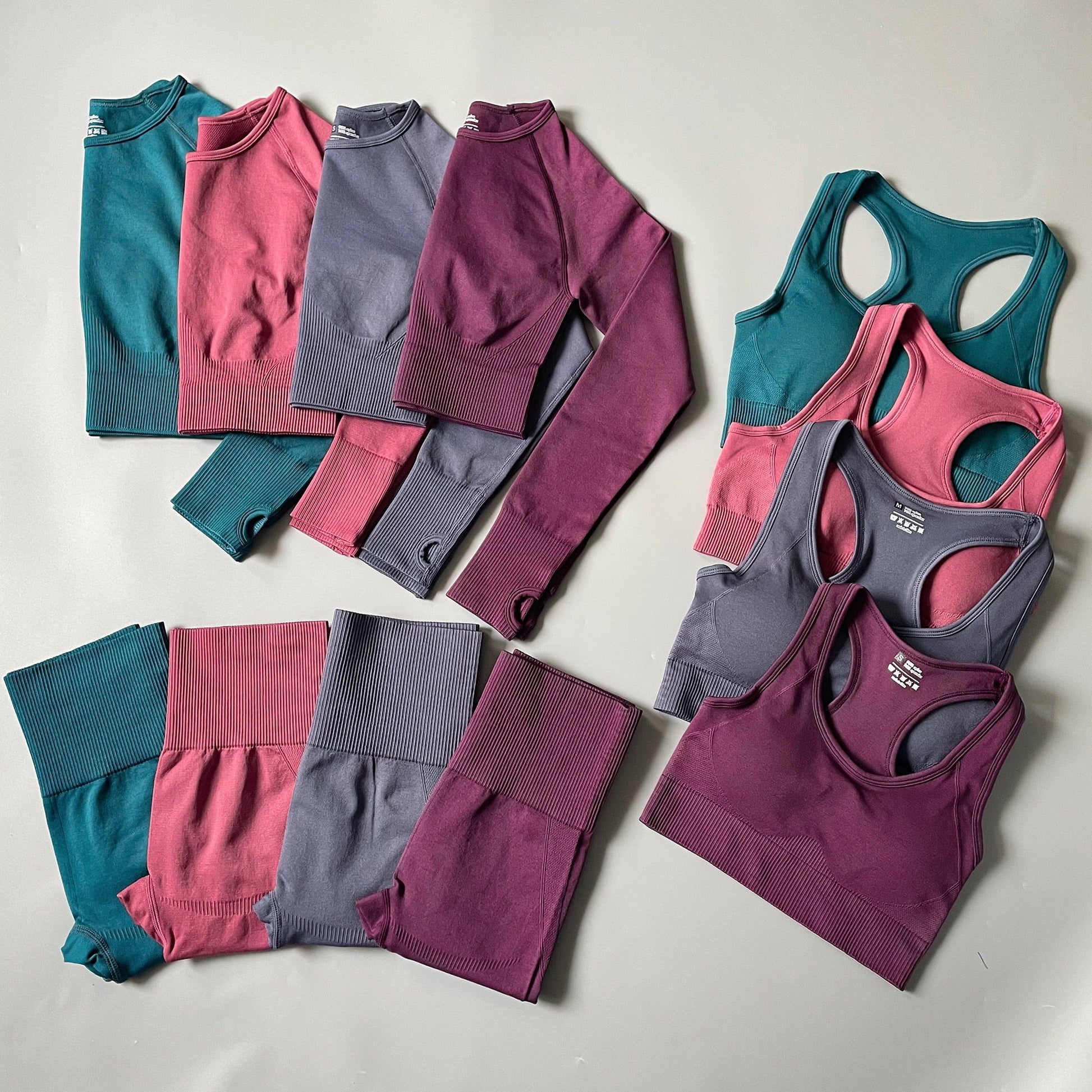 3 Piece Fitness Women Yoga Set Seamless Sportswear workout sport leggings+top+Bra Gym Set Woman Gym Clothing shorts sets 2021 HOT The Clothing Company Sydney