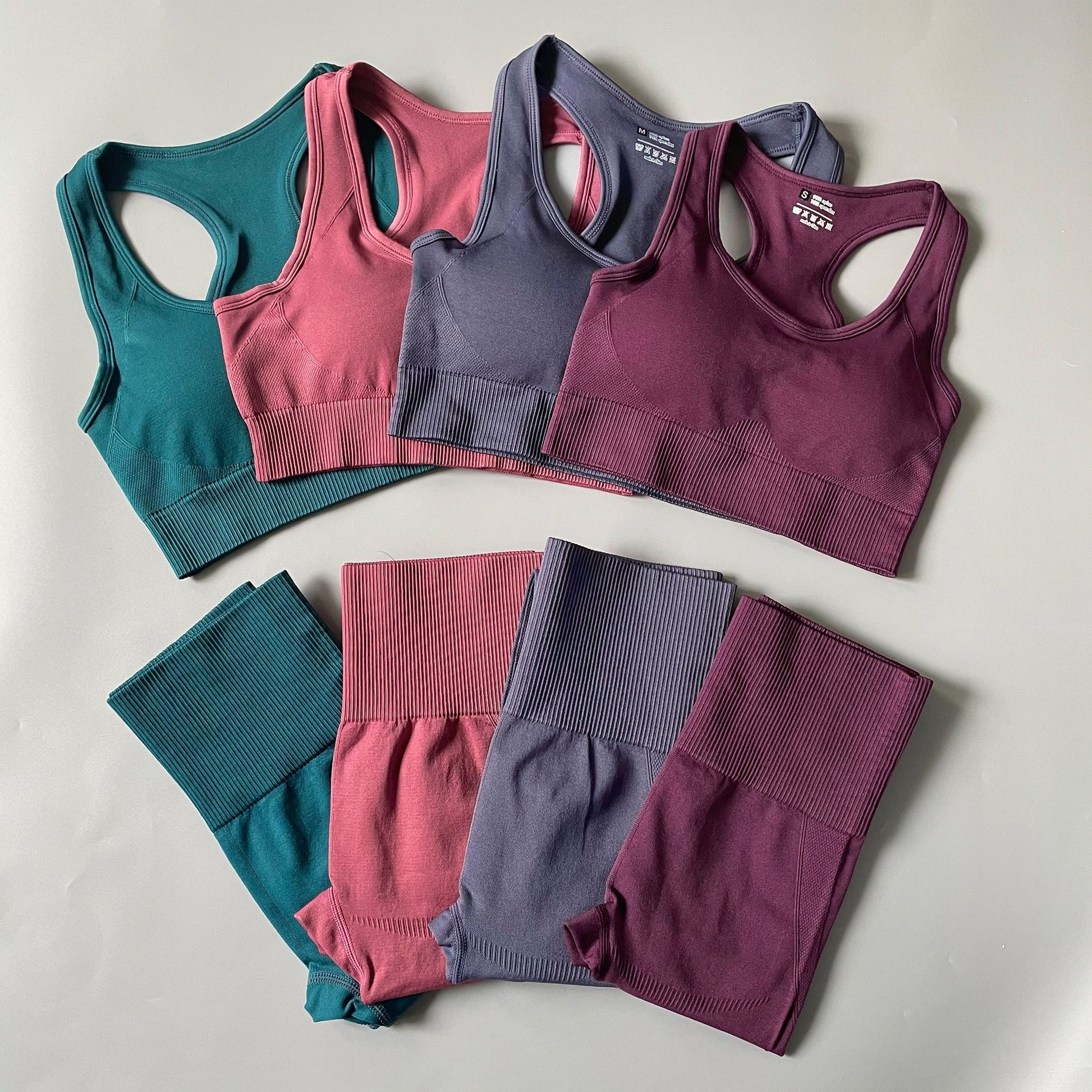 3 Piece Fitness Women Yoga Set Seamless Sportswear workout sport leggings+top+Bra Gym Set Woman Gym Clothing shorts sets 2021 HOT The Clothing Company Sydney