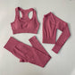 3 Piece Fitness Women Yoga Set Seamless Sportswear workout sport leggings+top+Bra Gym Set Woman Gym Clothing shorts sets 2021 HOT The Clothing Company Sydney