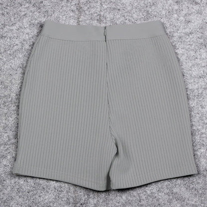 New Fashion Bandage Shorts Casual Black Orange Bone Color Shorts The Clothing Company Sydney