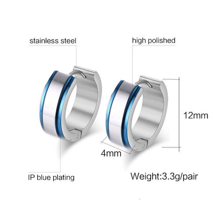 Stainless Steel Hoop Earrings for Women Men The Clothing Company Sydney