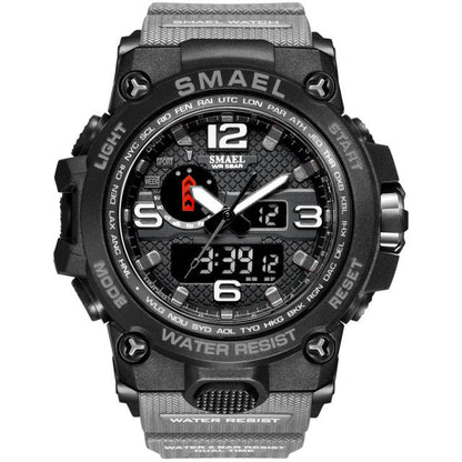 50M Water Resitant Clock Alarm 1545D Dual Display Wristwatch Quartz Military Watch Sport New Mens Watch The Clothing Company Sydney
