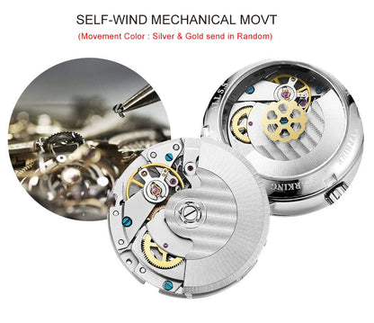 Men's Business Watch 40mm 5Bar Mechanical Watch Simple Sapphire  Ultra Thin Mechanical Watch The Clothing Company Sydney