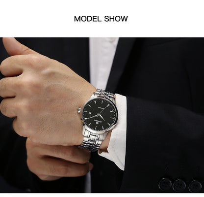Men's Business Watch 40mm 5Bar Mechanical Watch Simple Sapphire  Ultra Thin Mechanical Watch The Clothing Company Sydney