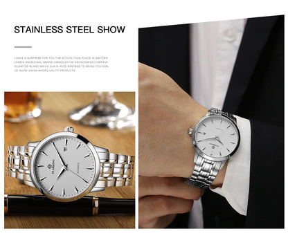 Men's Business Watch 40mm 5Bar Mechanical Watch Simple Sapphire  Ultra Thin Mechanical Watch The Clothing Company Sydney