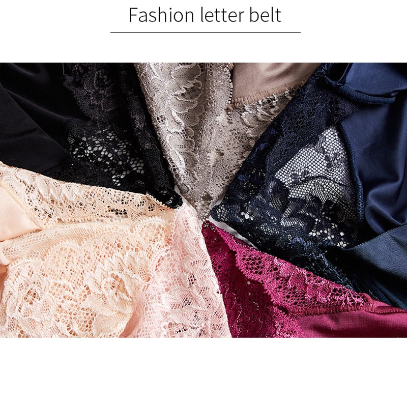 3 Pack Hollow Out Women's Panties Ice Silk Underwear Seamless Solid Sports Briefs Low Waist Underpants Lingerie Set The Clothing Company Sydney