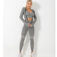 3 Piece Seamless  Women Yoga Sets Ladies Sport Gym suits Wear Running Clothes women Fitness Sport Yoga Suit Keep warm yoga clothing The Clothing Company Sydney