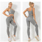3 Piece Seamless  Women Yoga Sets Ladies Sport Gym suits Wear Running Clothes women Fitness Sport Yoga Suit Keep warm yoga clothing The Clothing Company Sydney