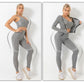 3 Piece Seamless  Women Yoga Sets Ladies Sport Gym suits Wear Running Clothes women Fitness Sport Yoga Suit Keep warm yoga clothing The Clothing Company Sydney