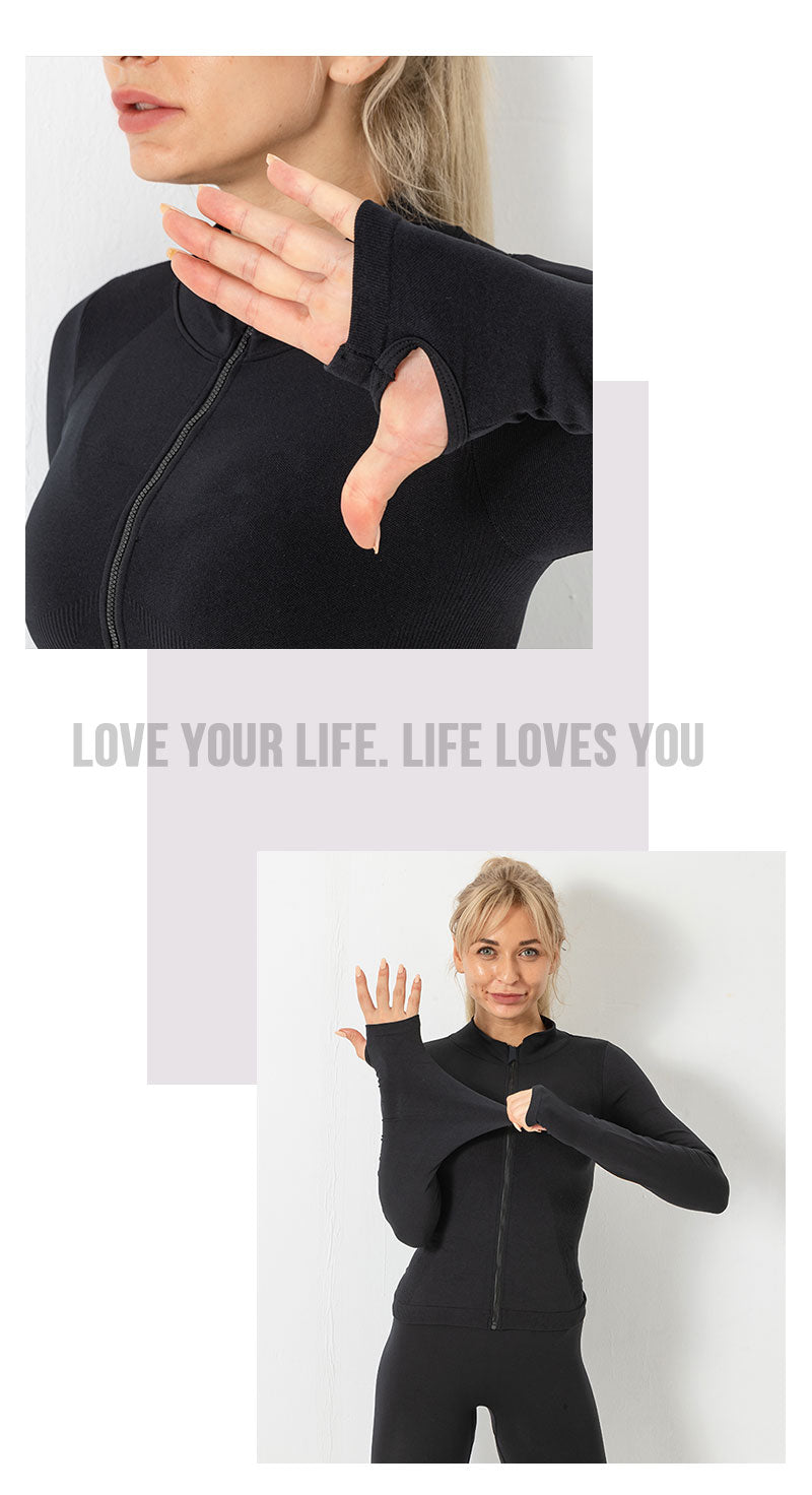 3 Piece Seamless  Women Yoga Sets Ladies Sport Gym suits Wear Running Clothes women Fitness Sport Yoga Suit Keep warm yoga clothing The Clothing Company Sydney